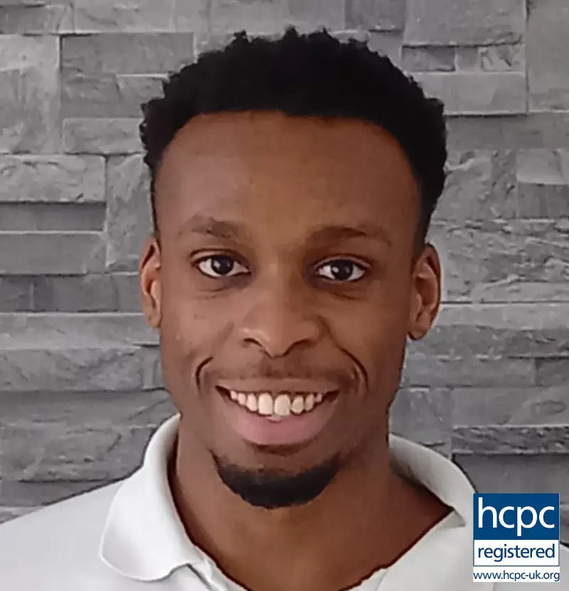 Darnell Bailey senior physiotherapist headshot