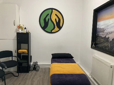 spacious treatment room